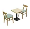 Fabricante popular de modelo alemão 2026 simples casual restaurante ocidental café cabine sofá jantar comercial lanche fast food móveis