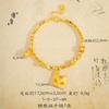 Tienda de Oro Jin Yan Mismo Estilo Máscara de Arena Dorada Vietnamita Calabaza Zorro Pulsera de Oro Roto Nuevo Diseño Estilo Chino Pulsera con Sentido de Diseño
