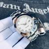 Ew Factory Reloj Mecánico Totalmente Automático Serie Diario del Hombre Reloj Luminoso Resistente al Agua Correa de Acero Reloj Danny Lu