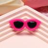 Novo pequeno 2,9cm resina pequeno patch de óculos de sol modelo de óculos de sol fofo adereços brinquedo DIY joias pequeno