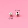 Cuentas de 5 mm de industria pesada doce Zodiaco s925 plata tailandesa envejecida zodiaco Conejo cuentas de plata cuerda trenzada hecha a mano accesorios de cuentas sueltas