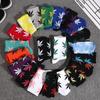 Nuevos Calcetines de Hoja de Arce de Otoño e Invierno Calcetines de Media Caña para Hombre y Mujer Deportivos de Baloncesto a la Moda Calcetines Coreanos para Pareja al por Mayor