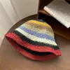 Sombrero de Paja Plano de Verano Estilo Francés con Diseño Floral para Mujer, Circunferencia de Cabeza Grande, Sombrero de Sol para Playa, Sombrero Tejido de Protección Solar