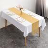 Suministro Transfronterizo de Banderas de Mesa Bordadas con Lentejuelas Mediterráneas, Banderas de Mesa de Lentejuelas de Alta Densidad, Fabricantes de Banderas de Mesa para Banquetes de Boda de Hotel