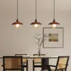 Lustre de sala de jantar estilo vintage de luxo leve, novo lustre de cabeceira de quarto, luminária de parede de alta qualidade, luminária de ferro para hall de entrada