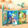 Rompecabezas Magnético Educativo para Niños Libro Plegable para Bebés 3-5 Años Juguetes Educativos para Niños Rompecabezas de Madera