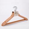 Percha Fábrica Venta al por Mayor Percha de Madera Madera Maciza Sin Pintura Tienda de Ropa para Adultos Colgador de Ropa Hotel Percha de Madera Soporte para Ropa