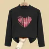 Roupa térmica feminina com forro de fleece, novo estilo outono e inverno 2026, segunda pele infantil de manga comprida, camiseta interna escovada para meninas