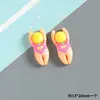Desenho Animado Vilão de Natação Resina Pequenos Acessórios Artesanal DIY Copo de Água Ímã de Geladeira Furo Fivela de Sapato Grampo de Cabelo Acessórios de Joias