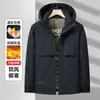 Jaqueta de Algodão Masculina 3D Quente Fashionável Solta Cor Sólida Amazon Transfronteiriça de Inverno 2026 Requer Conversão de Tamanho
