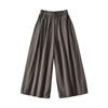 Pantalones Anchos Nuevos de Otoño e Invierno, Pantalones Casuales Florales de Secado Rápido, Pantalones Linterna Versátiles de Cintura Alta, Pantalones Cortos de Nueve Puntos Calientes de Dopamina para Mujer