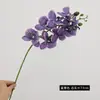Flores de Seda Phalaenopsis Chinesas de Luxo Leve Flor Artificial Decoração de Mesa para Casa Restaurante Flor Falsa de Casamento Flor Phalaenopsis de Alta Qualidade