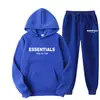 Conjunto de Sudadera con Capucha para Hombre y Mujer Otoño e Invierno 230g Peso Pesado Estampado de Letras