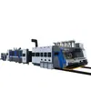 Máquina de producción de cartón, equipo de impresión de inyección de tinta de alta velocidad totalmente automático, máquina todo en uno para impresión, troquelado, sellado de cajas y empaquetado