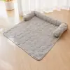 Alfombrilla para Mascotas Antirrayones de Venta Caliente Transfronteriza, Nueva Cama Gruesa de Felpa Antideslizante para Perros en Sofá, Suministros para Mascotas