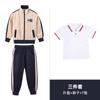 Uniforme de primaria primavera y otoño traje deportivo de terciopelo dorado jardín de infancia uniforme de jardín admisión según uniforme de clase de cuarto grado venta al por mayor