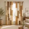 Cortinas de Amazon con estampado geométrico a rayas digitales transfronterizas para decoración de sala de estar y dormitorio, cortinas blackout, TEMU dropshipping
