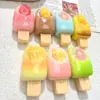 Accesorios de resina para helado de frutas simuladas DIY, pegamento de crema, funda de resina para teléfono, manualidades de belleza, materiales de juguetes de comida, colgantes
