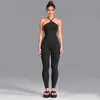 Conjunto de Fitness a Rayas de Bloques de Color Transfronterizo Chaleco Deportivo para Correr al Aire Libre Conjunto de Top Casual para Yoga Pilates