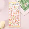 Pegatinas Divertidas Flotantes 3D de Dibujos Animados Pegatinas Decorativas de Diamantes de Cristal para Niños Pegatinas 3D Pegatinas de Resina para Diarios de Niñas Lindas