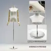 Tienda de ropa accesorios para maniquíes ropa de mujer ventana maniquí de medio cuerpo perchero muñeca falsa maniquí de vestido de novia soporte de exhibición