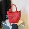 Bolso de Cubo de Cuero Texturizado de Moda para Mujer Verano 2025 Retro Versátil Moderno de Gama Alta Bolso de Hombro Único Cruzado