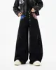 Jeans de Pierna Ancha de Color Original Estilo Punk de Calle Americana para Hombre y Mujer, Corte Holgado, Versátiles, Pantalones Largos de Gama Alta, Primavera y Otoño 2026