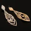 Comércio exterior brincos de moda europeia e americana atacado brincos trançados de diamante atacado suporte a lote misto E393