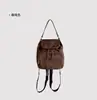 Mochila Feminina Coreana Transfronteiriça Retrô Pequena com Múltiplos Bolsos Estampa de Leopardo Mochila Leve Tendência de Alto Valor