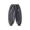 Pantalones de Algodón con Forro Polar Hall Ropa de Invierno Otoño e Invierno Pantalones Largos Deportivos para Niños y Niñas Pantalones de Algodón Polar Tejido con Forro Polar para Niños