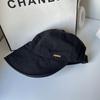 Sombrero de pescador Liangfang para mujer, protección solar de verano, protección UV, color negro liso, para primavera y otoño
