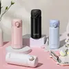 Taza Aislada Xiongtai Acero Inoxidable 316L Tapa Pop-Up Botella de Agua Portátil de Bolsillo Botella de Agua para Parejas Ligera de Lujo Sensación de Alta Gama