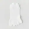 Calcetines Finos de Verano de Cinco Dedos para Mujer Algodón Puro Antibacterianos Anti-beriberi Malla Transpirable Sin Costuras Cortos Calcetines para Dedos de los Pies Calcetines para Dedos Divididos de Mujer