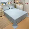 Juego de cama de cuatro piezas Clase A hecho de algodón puro tipo puff, sábana y funda de edredón estilo ins frescas y delicadas con borde de concha, juego de tres piezas para dormitorios de estudiantes