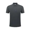 Camisa Polo con Cremallera para Deportes al Aire Libre de Golf de Verano Camiseta Fresca de Manga Corta Uniforme de Grupo de Negocios Ropa de Trabajo con Estampado