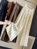 Calça pantalona de algodão e linho listrada relaxada para mulheres, novo estilo outono, cintura alta, modelagem que afina a silhueta, solta, calça reta casual