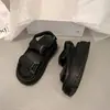 Sandalias de Plataforma Gruesa para Mujer, Nuevas de Verano 2026, para Uso al Aire Libre, Modernas, Casuales, Versátiles, Populares, Zapatos de Playa, Suaves