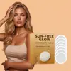 Parches para Cuidado del Oscurecimiento Corporal Protección Solar al Aire Libre en Verano Crean Color Trigo Bronceado Piel Radiante Parches Amigables con la Piel