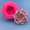 Molde de Silicona con Forma de Flor Tridimensional Flor de Peonía Molde para Yeso Hecho a Mano Velas Herramienta para Hornear Chocolate