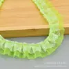 Em Estoque Renda Dupla Camada 2,5cm Roupas Saia Decoração Artesanal DIY Acessórios Decorativos para Borda de Cesta de Armazenamento