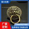 Anillo de mordida de latón hebilla de tela de león soporte de teléfono móvil de cobre hebilla decorativa de león accesorios de cuero DIY anillo de mordida