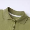 Conjunto de Camiseta de Manga Corta para Niños Verano 2026, Nuevo Estilo Conjunto de Dos Piezas con Camisa Polo de Solapa y Pantalones de Tres Cuartos para Niños Medianos y Grandes
