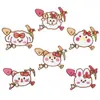 Original computador bordado etiqueta bordado adesivos dos desenhos animados acessórios de animais diy emblema de roupas patch adesivos acessórios adesivos de pano