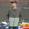 Ropa de Protección Solar de Color Contrastante para Mujer Verano Ligera Holgada Chaqueta Cardigan Sentido del Diseño Nicho Transpirable Ropa de Protección Solar Top de Moda