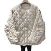 Chaqueta de Plumas para Mujer Talla Grande al por Mayor Estilo Básico Cuello Redondo Estilo Coreano Pluma de Pato Blanca Cálida Moda Abrigo Ligero 2026 Nuevo Modelo