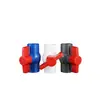 Válvula de Esfera de PVC Cuidadosamente Selecionada, Válvula de Plástico Espessada para Abastecimento de Água, Válvula de Esfera de Tubo de Água Plug-in, Corpo Redondo, Resistente à Pressão, Interruptor Resistente à Corrosão