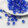 Contas Quadradas Contas de Vidro Imitando Cristal DIY Joias Feitas à Mão Pulseira Materiais para Contas Acessórios de Contas Soltas 4mm