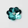 Pegatinas de Flor de Lentejuelas Decorativas para Tela, Accesorios de Cuentas, Bolsos, Zapatos y Sombreros, Cuentas Sueltas, Parches para Ropa, Calcomanías, Hecho a Mano para DIY