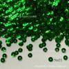 Serie de lentejuelas verdes navideñas de 3/4/5/6 mm [PL23] Accesorios para ropa de bordado francés Cuentas de PET cosidas a mano