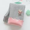 Calça Legging de Lã para Bebê Outono e Inverno Espessada para Bebês Meninas Grandes Meia-Calça Algodão Puro Roupa Quente para Crianças Pequenas Calças Longas